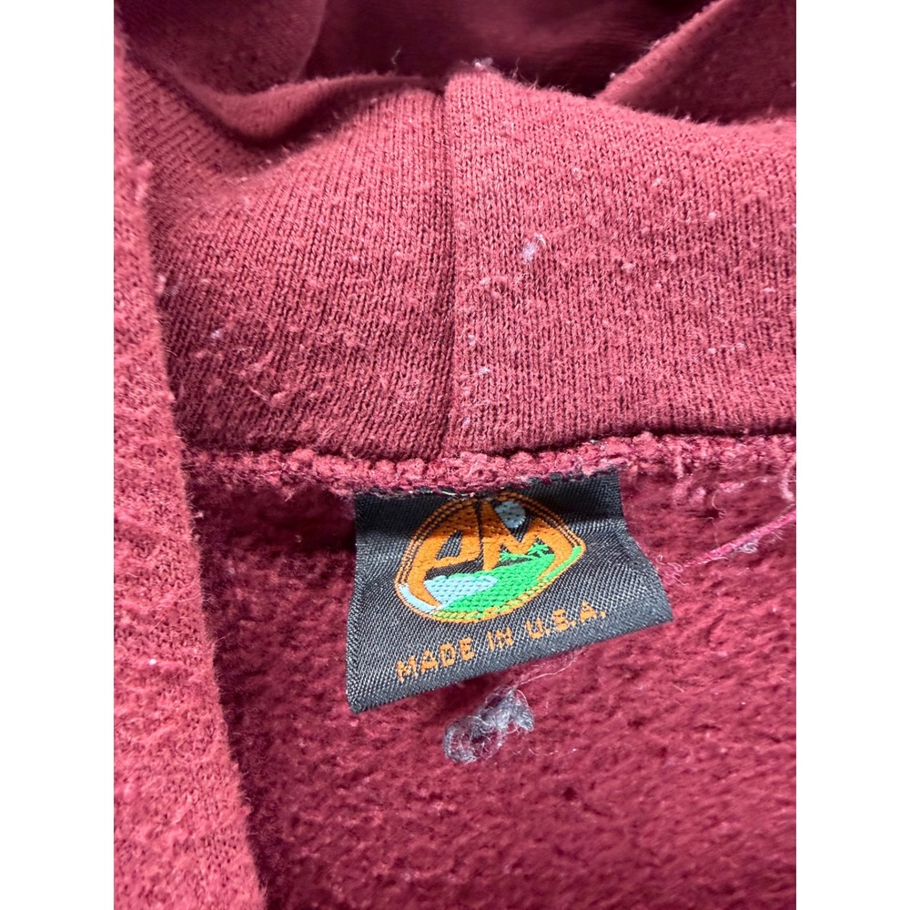 Vintage Florida State Seminoles Hoodie Mens XL Maroon FSU Made in USA Sweatshirt - Picture 4 of 9